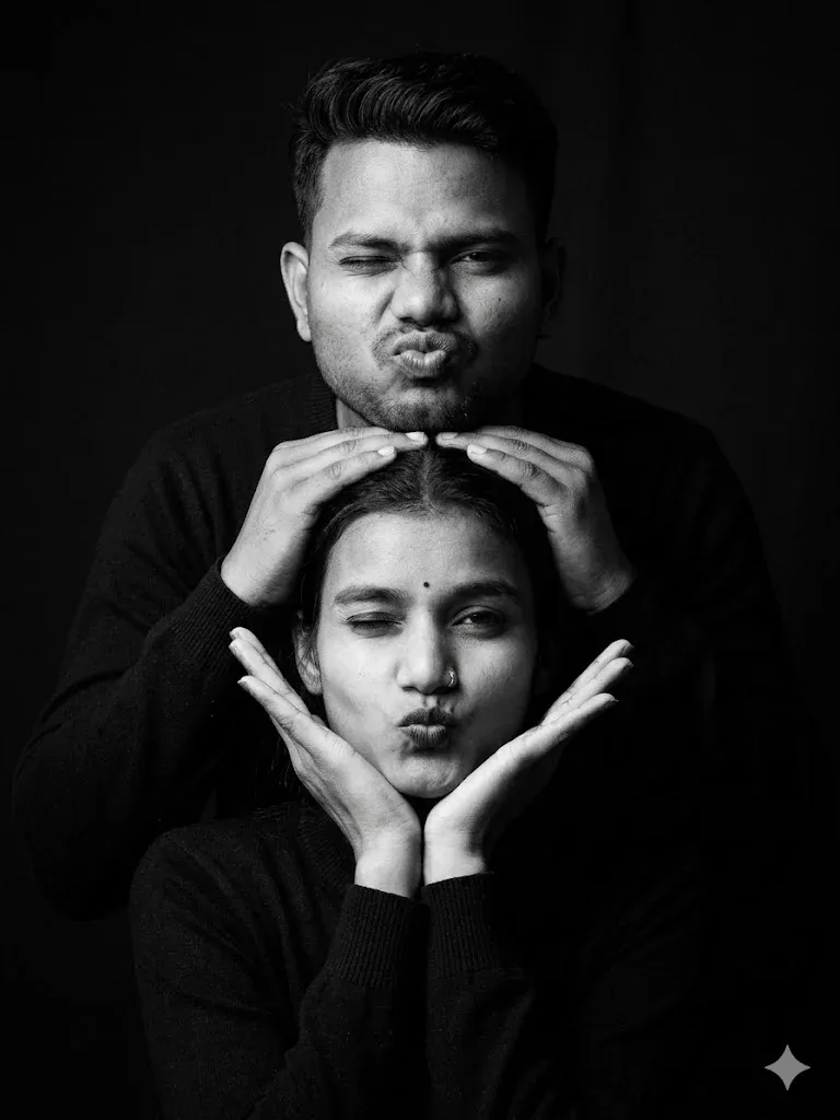 Gemini Couple Romantic Prompt