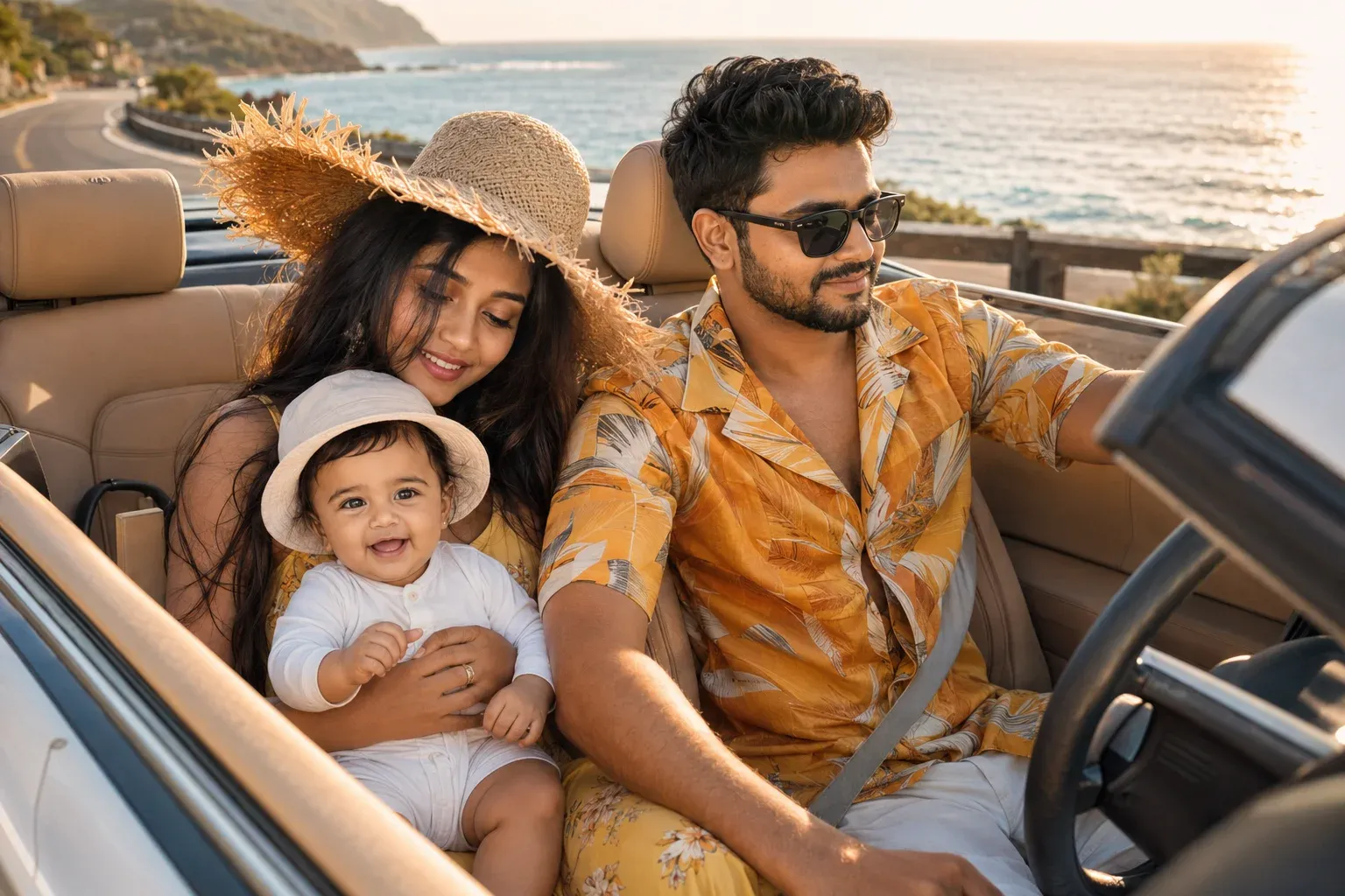Coastal family road trip Instagram prompt