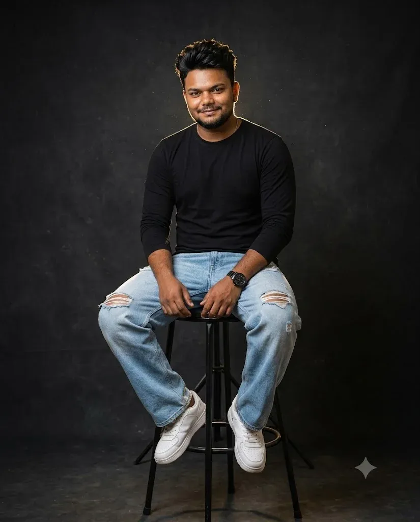 Google Gemini AI photo editing prompt for luxury men fashion portrait