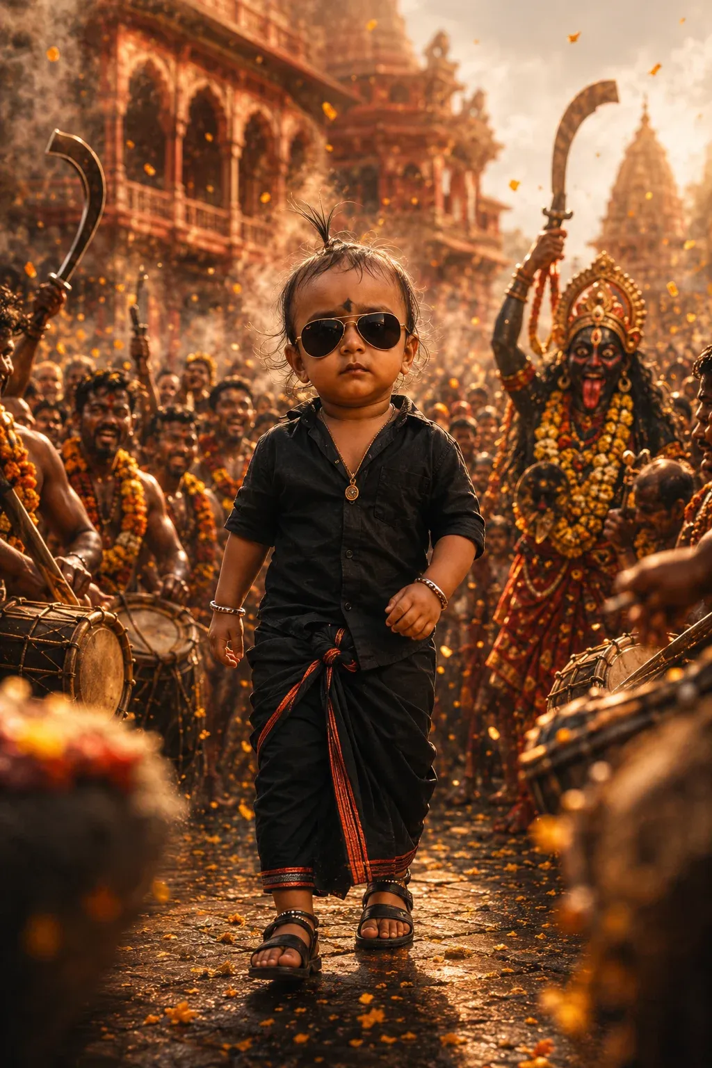 Folk festival Karuppu hero entry prompt