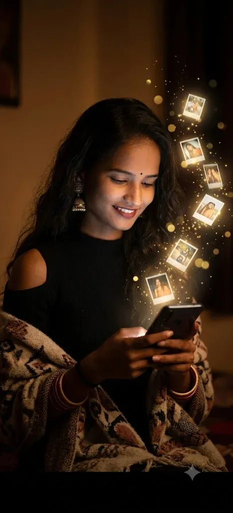 Magical smartphone memories Gemini photo prompt