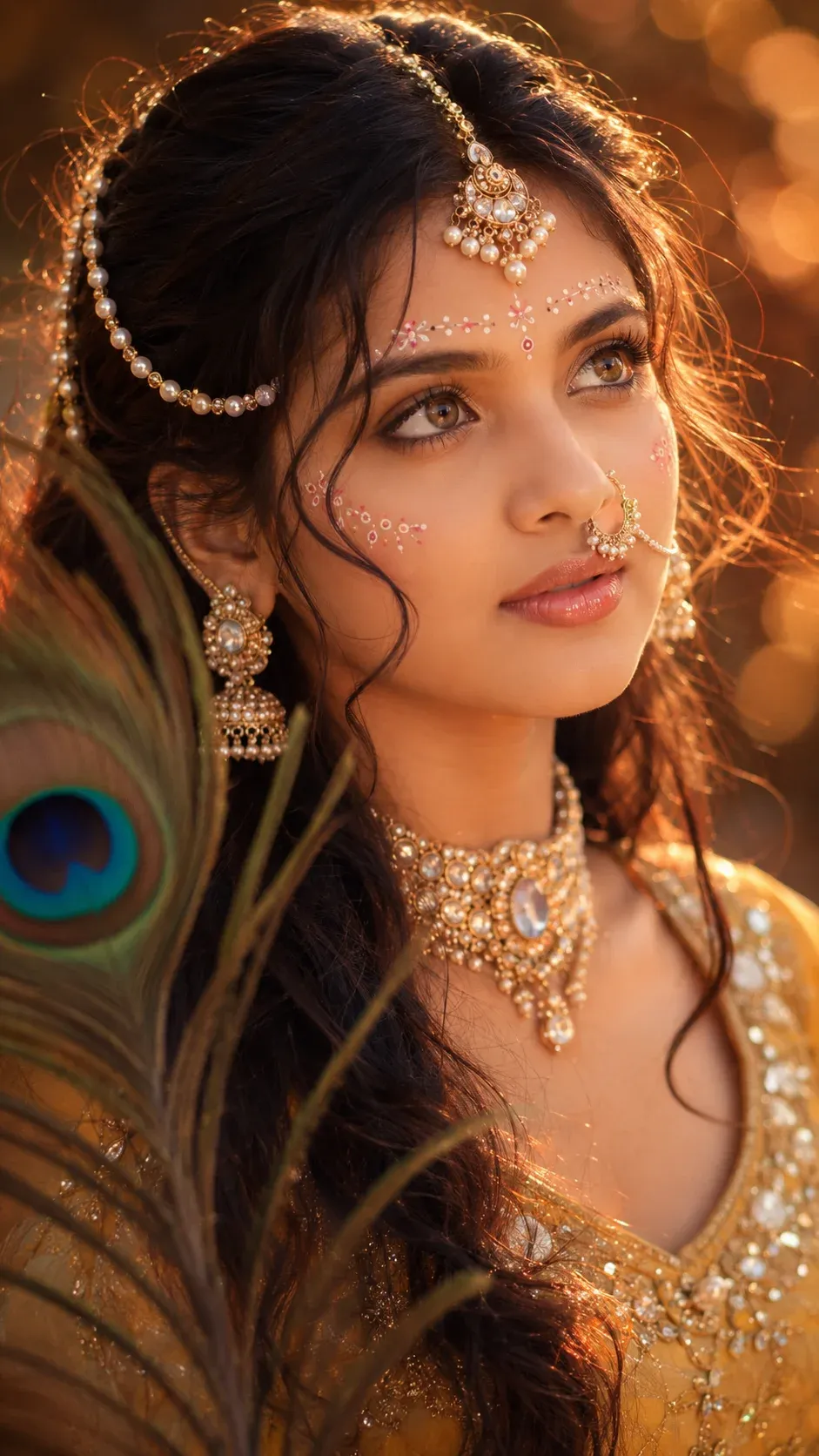 Vertical Radha Rani Reel ChatGPT prompt