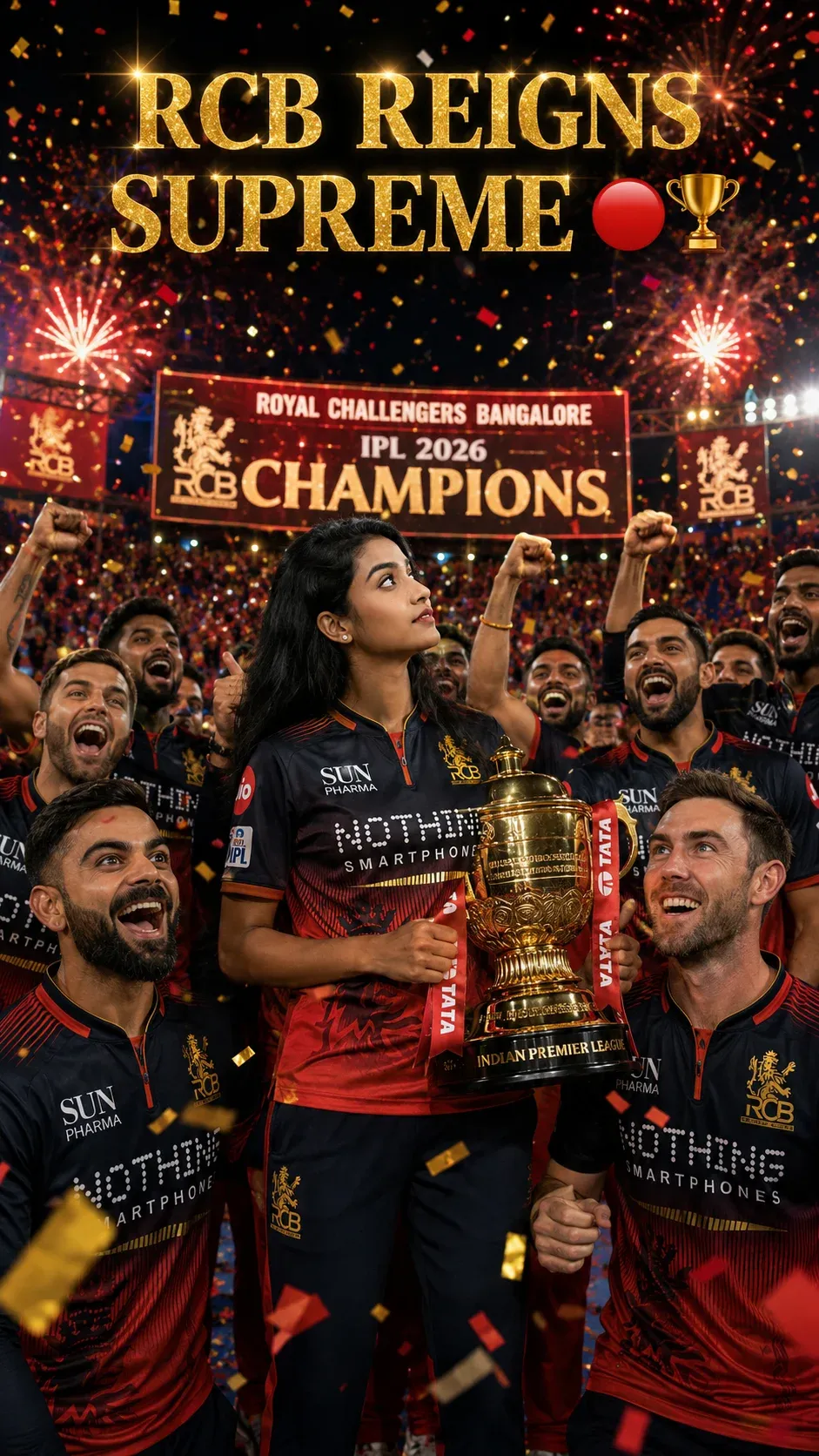 RCB center stage trophy prompt