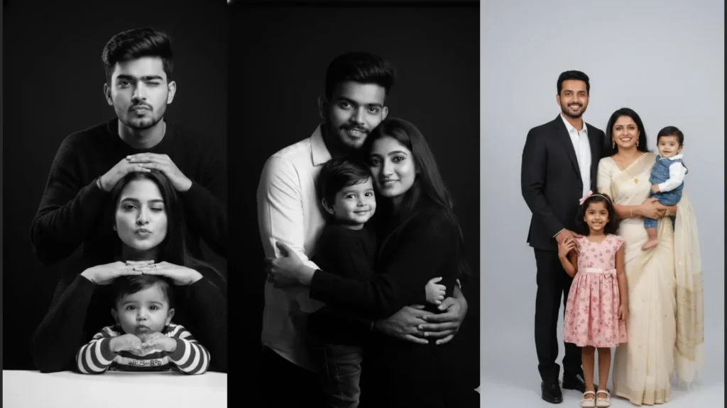 Cute Family Photo Prompts: AI family portrait ideas