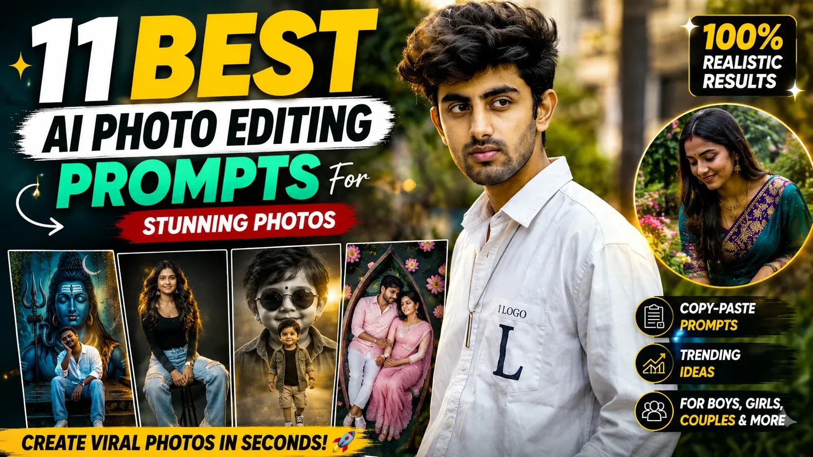 Google Gemini AI photo editing prompts 2026