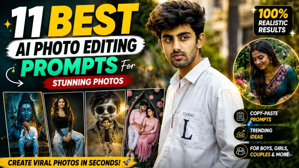 Google Gemini AI photo editing prompts 2026