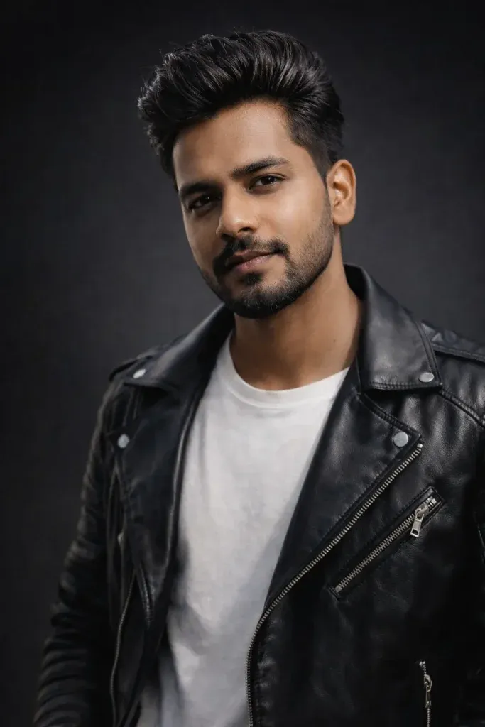 Hairstyles prompts for men high fashion editorial
