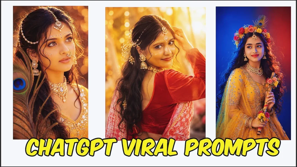 Radha Rani prompt for ChatGPT AI photo ideas