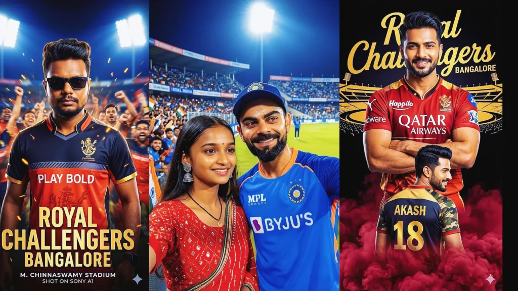 RCB Gemini prompts and jersey fan posters featured image